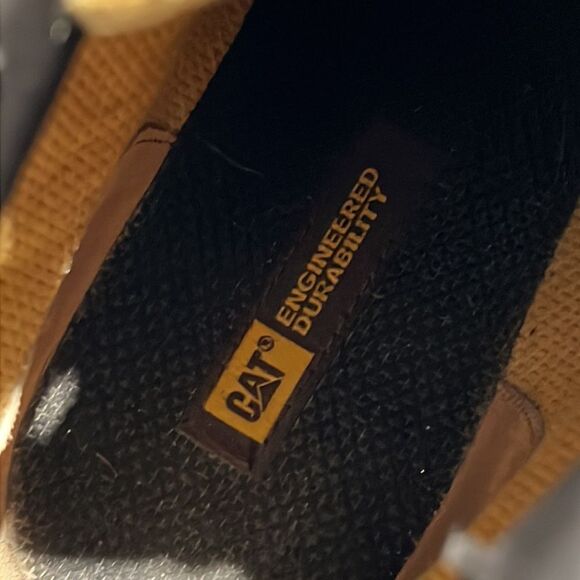 CAT Men Burgundy Colorado Leather Boots Size 12 B52 - Picture 11 of 13